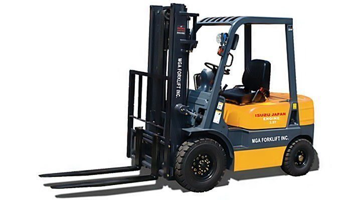 Xe Nâng MGA FORKLIFT 2.5T Động Cơ Nhật Bản - Hàng chính hãng