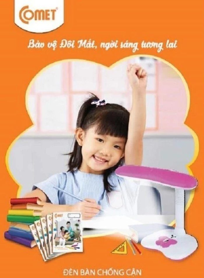 Đèn bàn học chống cận Comet CTE1134 - Hàng chính hãng