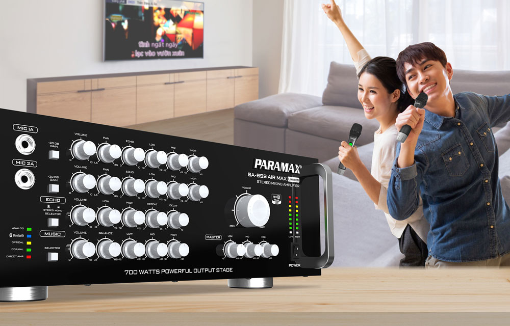 Amply karaoke Paramax SA-999XP - Hàng chính hãng