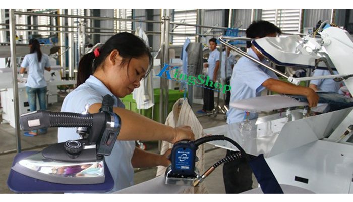 bàn ủi hơi nước công nghiệp ES-94A thương hiệu silver star