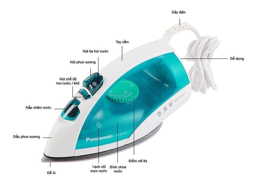 Bàn ủi Panasonic NI-E410TMRA 