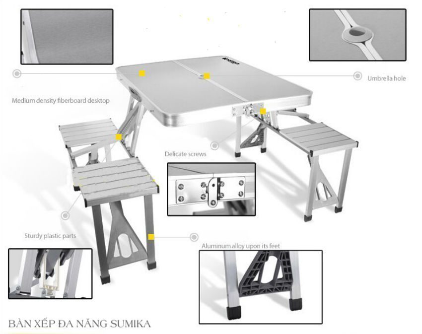Bàn xếp đa năng Sumika SK88 