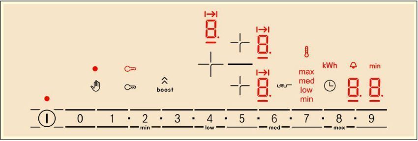 Bảng điều khiển của Bêp từ Bosch PIJ675FC1E