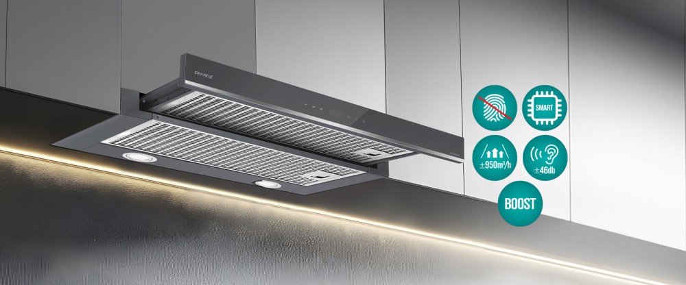 Hút mùi âm tủ GrandX GX H70F85G - Hàng chính hãng