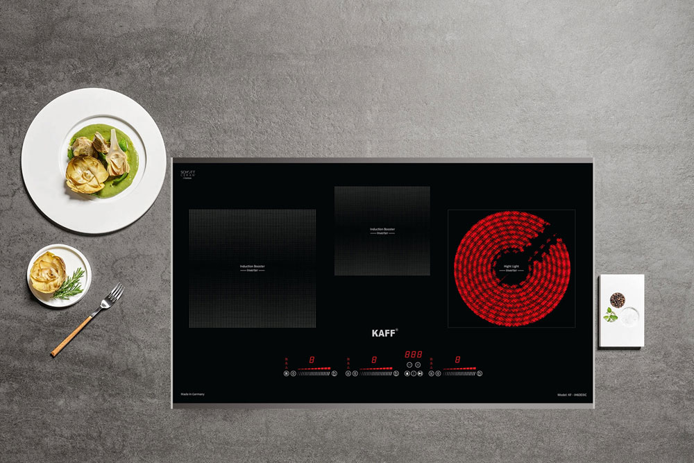 Bếp ba điện từ Kaff KF-IH6003IH (Made in Germany) - Hàng chính hãng