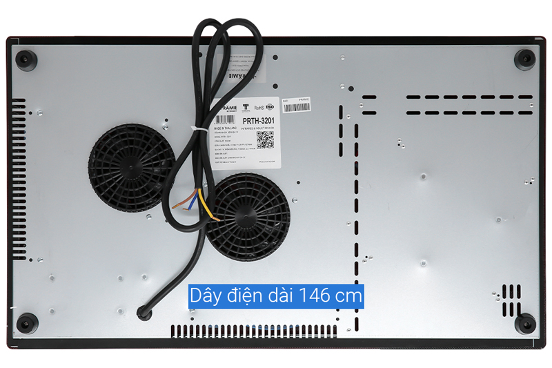 Bếp 3 vùng nấu Pramie PRTH-3201 - Hàng chính hãng