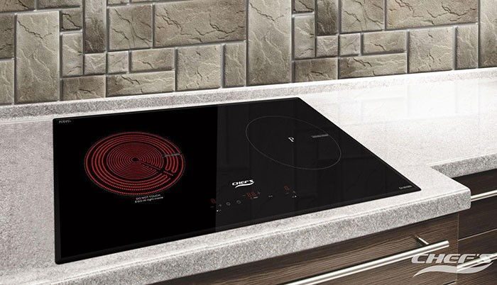 bếp đôi hồng ngoại điện từ Chef's EH-MIX866