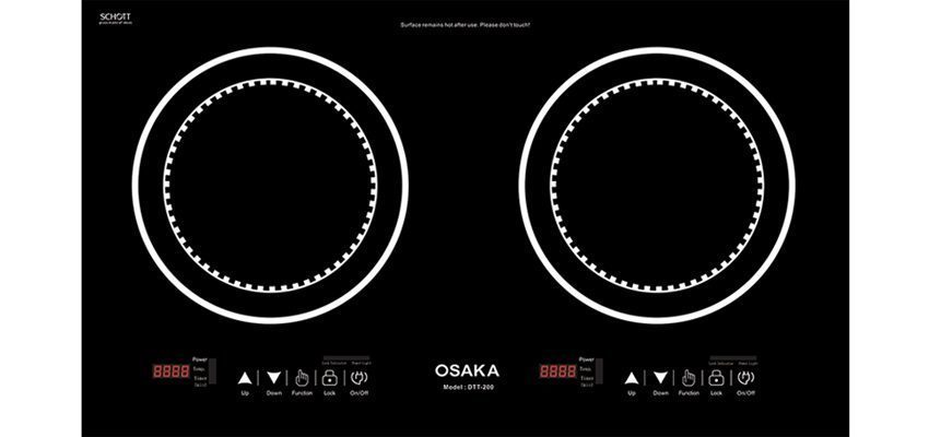 bếp điện từ đôi Osaka DTT200