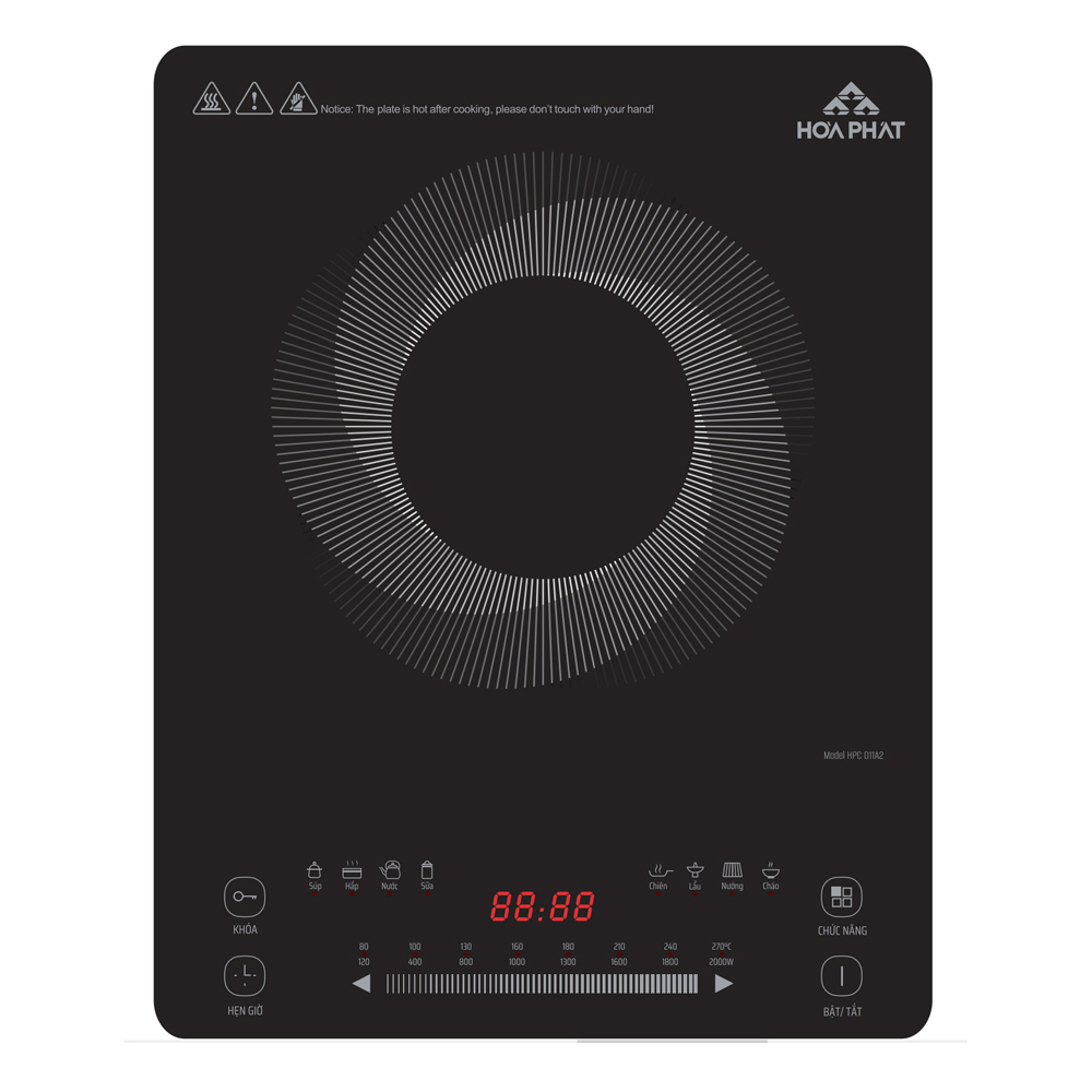 Bếp điện từ đơn Hòa Phát HPC D11A2 - Hàng chính hãng