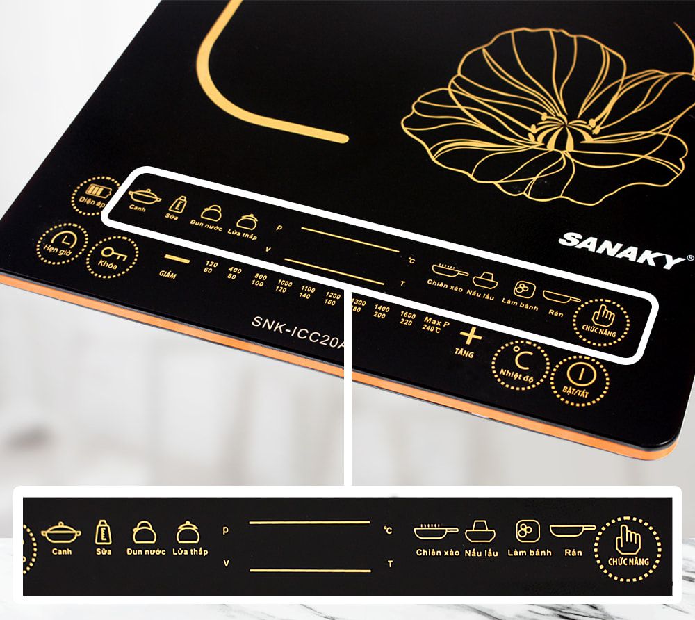 Bếp điện từ đơn Sanaky SNK-ICC20A - Hàng chính hãng