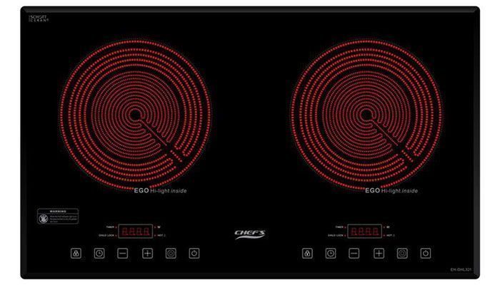 Bếp đôi hồng ngoại Chef's EH-DHL321 - Hàng chính hãng
