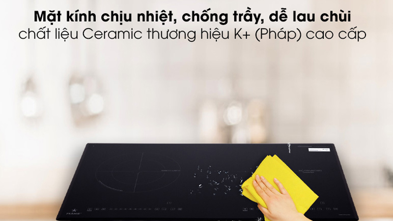 Bếp đôi hồng ngoại điện từ Pramie PRMY-2108 - Hàng chính hãng