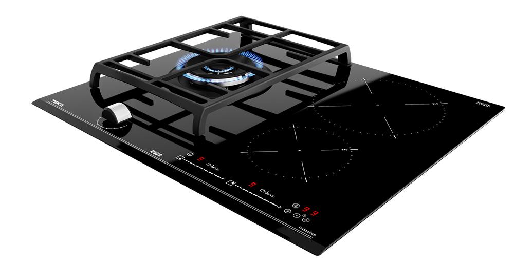 Bếp gas kết hợp từ Teka JZC 63312 ABN BK  - Hàng chính hãng