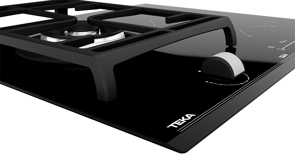 Bếp gas kết hợp từ Teka JZC 63312 ABN BK  - Hàng chính hãng