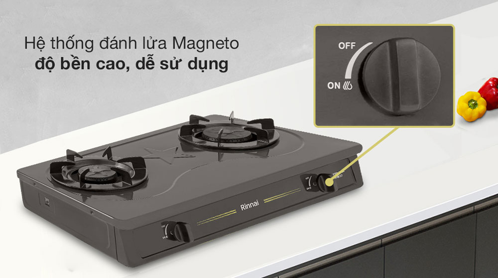 Bếp gas Rinnai RV-MC26BE - Hàng chính hãng