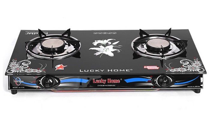 Bếp gas hồng ngoại Lucky Home LH-777K