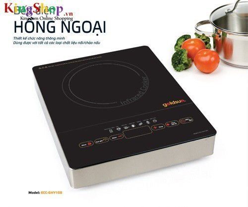 Bếp điện hồng ngoại Goldsun ECC-GHY108 - Công suất 2000W - Hàng chính hãng