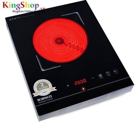 Bếp hồng ngoại Sanko SI- 718 R - Tiêu chuẩn Châu ÂU - Hàng chính hãng