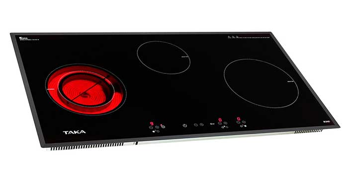 Bếp 2 điện từ 1 hồng ngoại Taka IR3ND