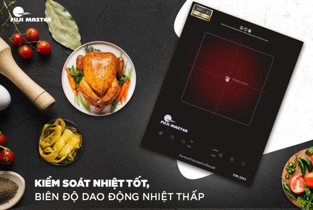 Bếp hồng ngoại đơn Fuji Master FJM-3203 - Hàng chính hãng