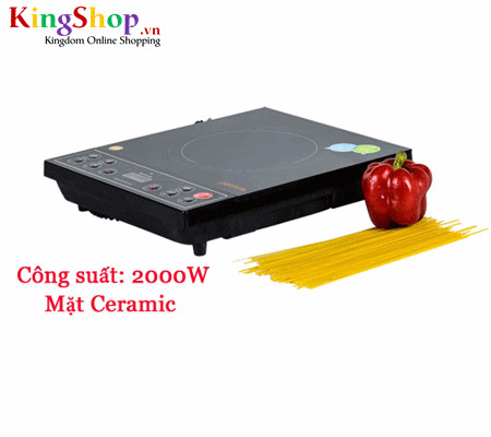 Bếp hồng ngoại mặt gốm Goldsun ECC-GHY102 - Công suất 2000W - Hàng chính hãng