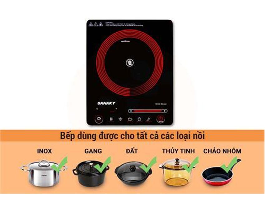 Bếp hồng ngoại Sanaky SNK-2102HG-1