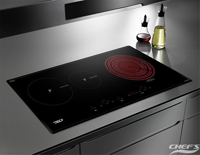 Bếp 1 hồng ngoại 2 điện từ Chef's EH-MIX544