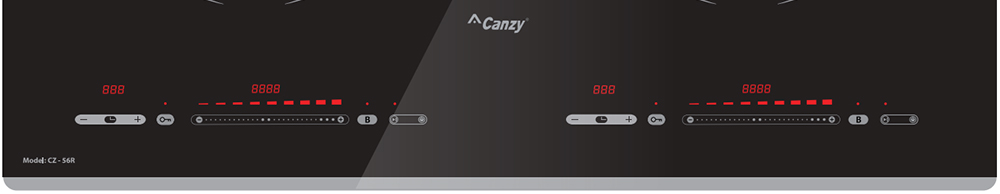 Bếp điện từ đôi Canzy CZ-56R - Hàng chính hãng