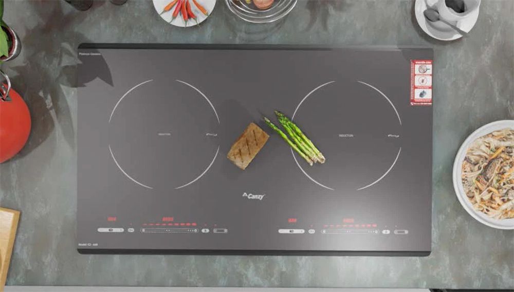 Bếp điện từ đôi Canzy CZ-56R - Hàng chính hãng