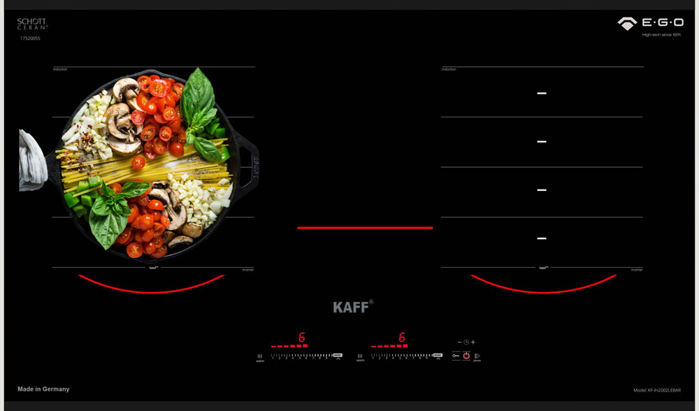 Bếp từ đa điểm Kaff KF-IH2002LeBar (Made in Germany) - Hàng chính hãng