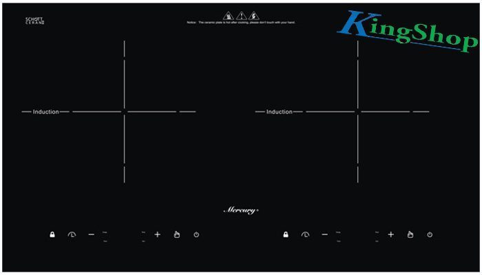 Bếp từ đôi Mercury MI-0618M - Hàng chính hãng