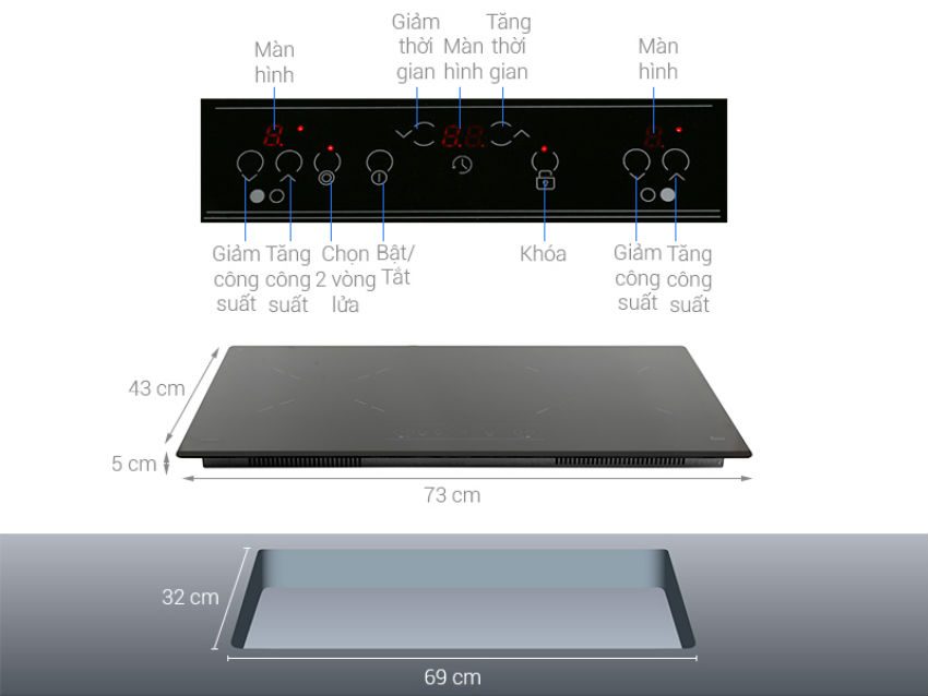 Bếp từ hồng ngoại Teka IZ-7200-HL - Hàng chính hãng