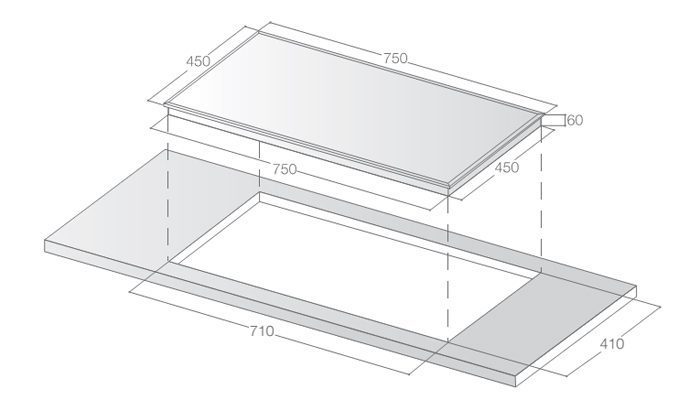 Bếp từ 3 vùng nấu Lorca LCI-309 - Hàng chính hãng