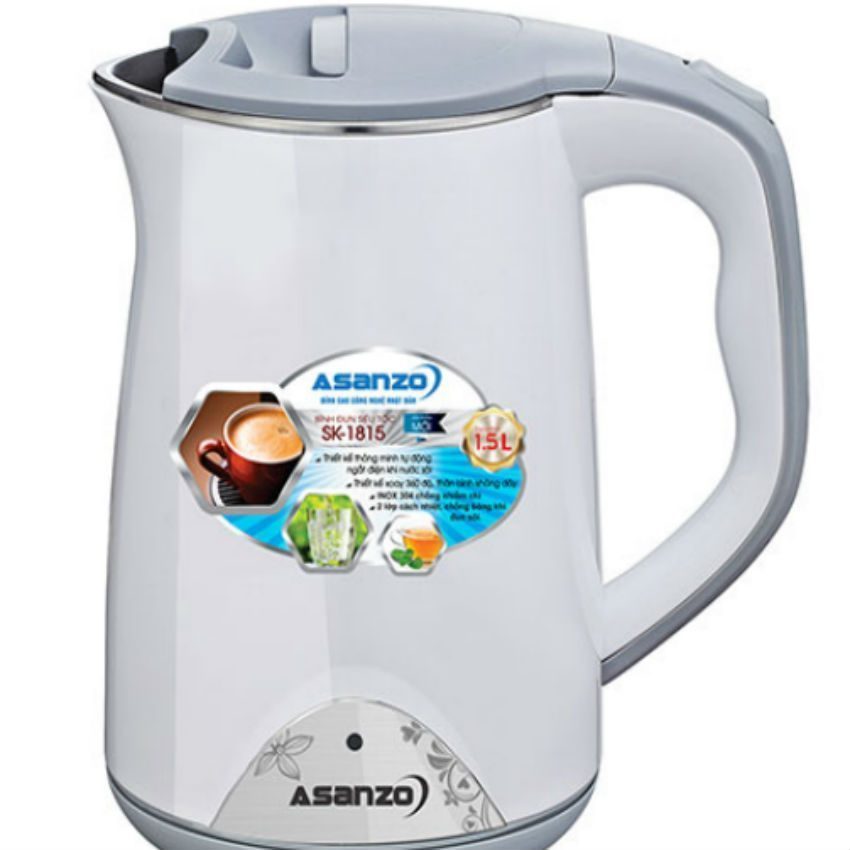 Bình Đun Siêu Tốc Asanzo SK-1815