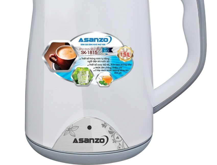 tay cầm Bình Đun Siêu Tốc Asanzo SK-1815