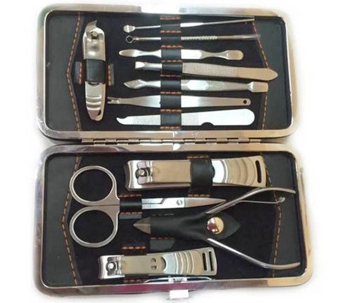 Dụng cụ chăm sóc móng tay 12 món - Hàng chính hãng