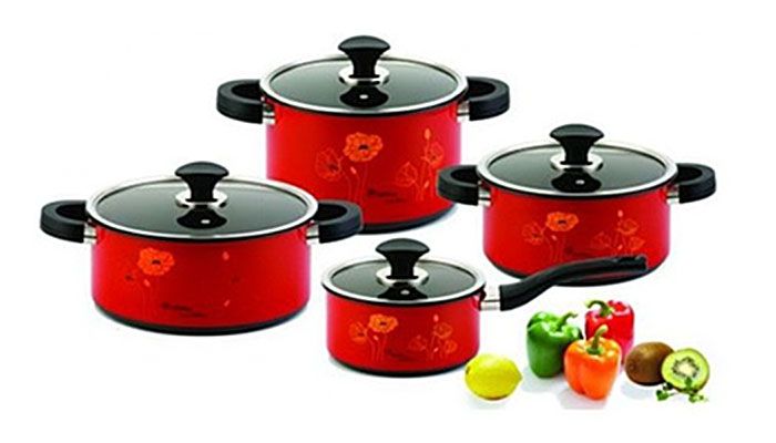 Bộ 4 nồi Korea King KAL-18000R - Hàng chính hãng