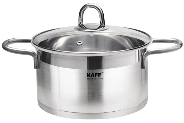 Bộ nồi cao cấp 5 món Inox 304 Kaff KF-ST09304 - Hàng chính hãng