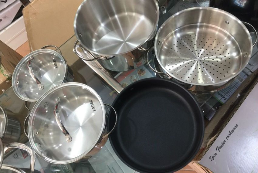 Bộ nồi inox Faster Melody 5 chiếc cao cấp - Hàng chính hãng