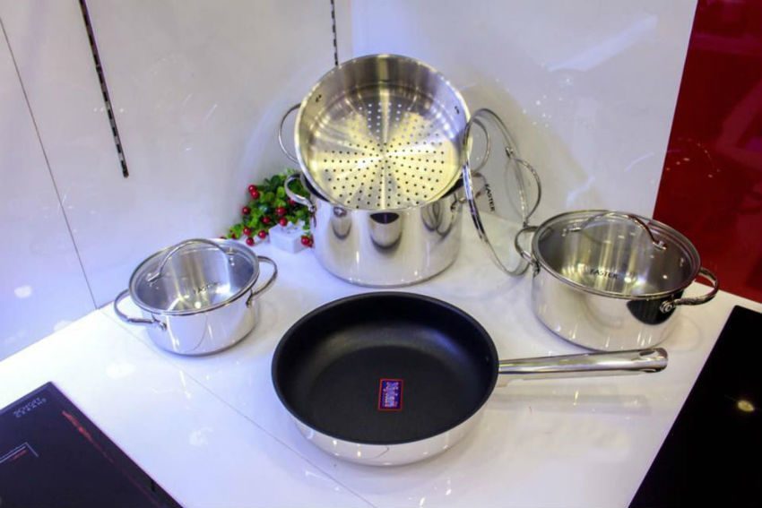 Bộ nồi inox Faster Melody 5 chiếc cao cấp - Hàng chính hãng