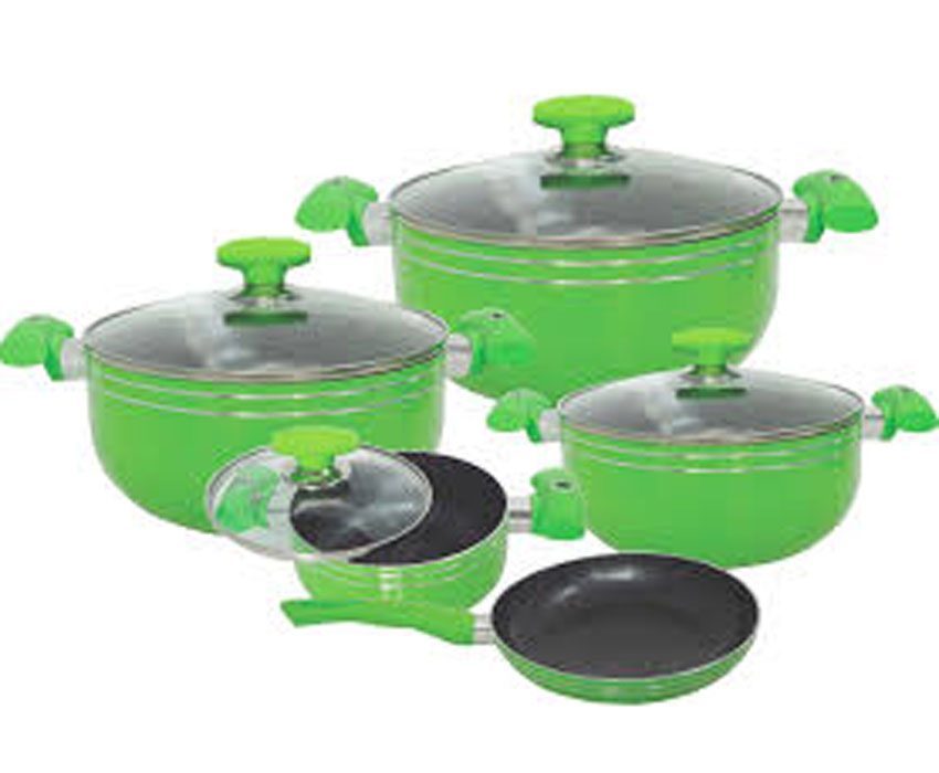 Bộ nồi hợp kim nhôm đáy từ HAYASA HA-555 - Hàng chính hãng