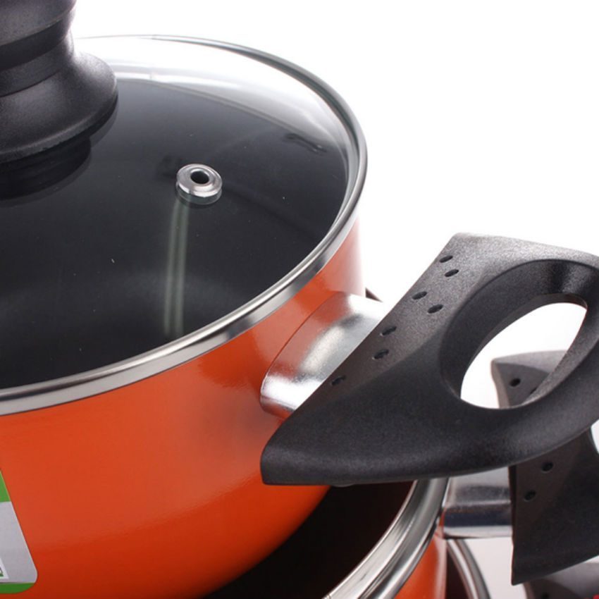 quai cầm Bộ nồi 3 chiếc nhôm đáy từ Kangaroo KG932
