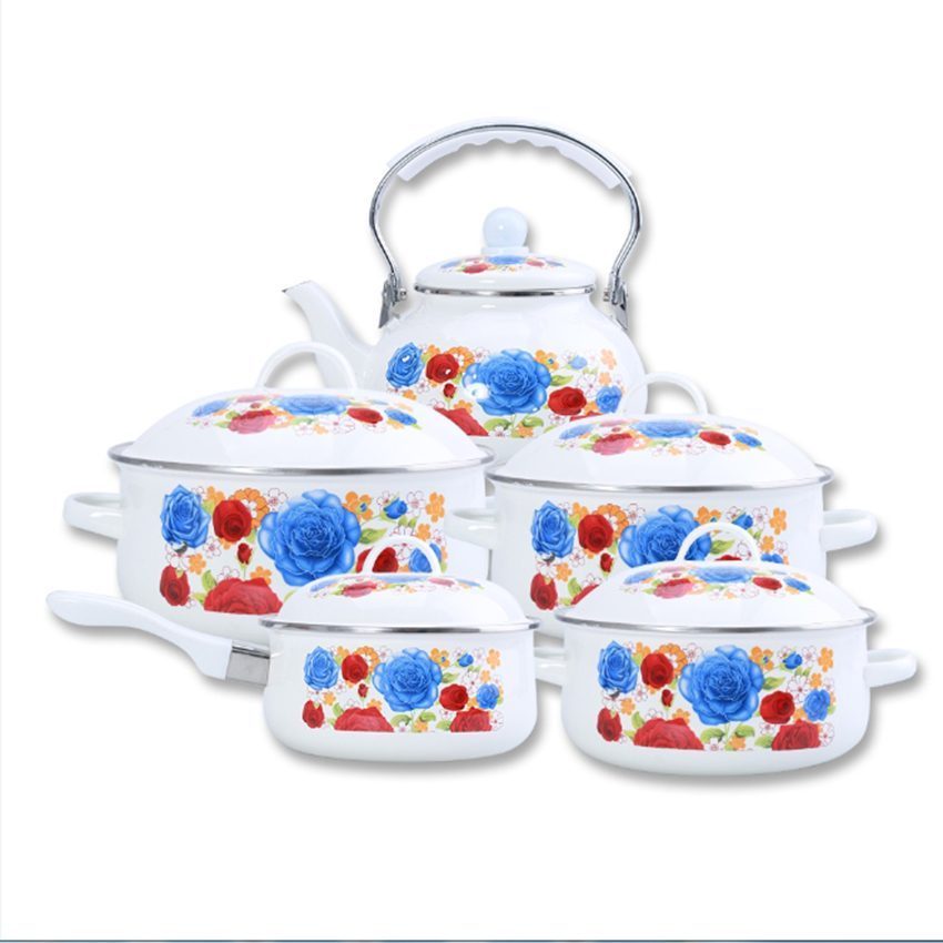 Bộ nồi quánh tráng men Pansy PS-AN127 - Hàng chính hãng