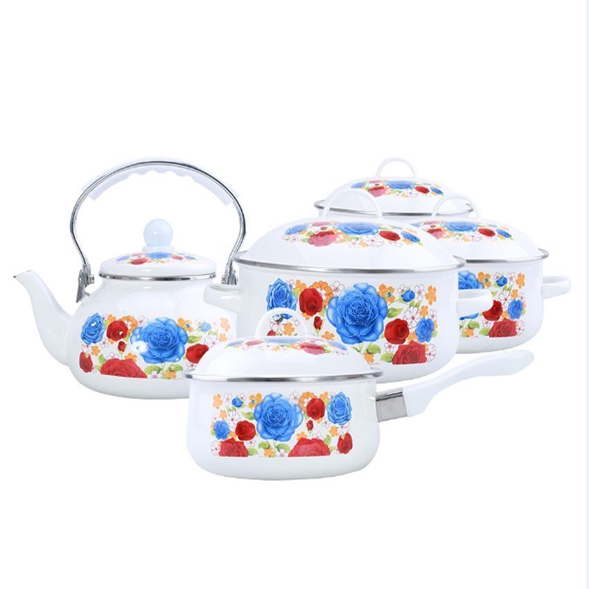 Bộ nồi quánh tráng men Pansy PS-AN127 - Hàng chính hãng