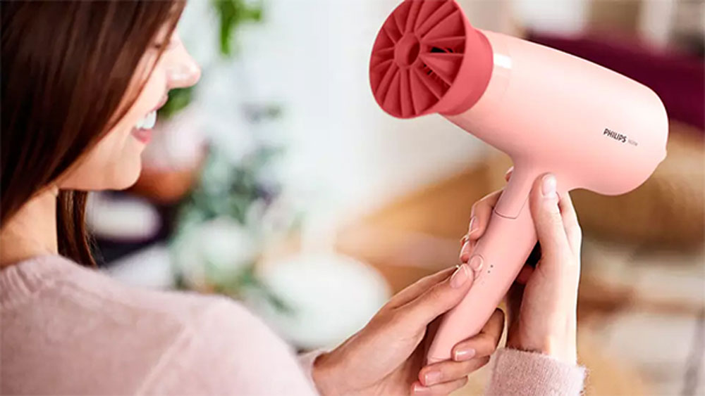 Bộ máy sấy và duỗi tóc Philips BHP398/00 - Hàng chính hãng