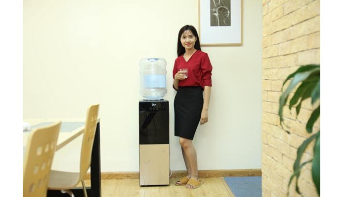 Cây nước nóng lạnh cao cấp 2 vòi FujiE WD1700C - Hàng chính hãng