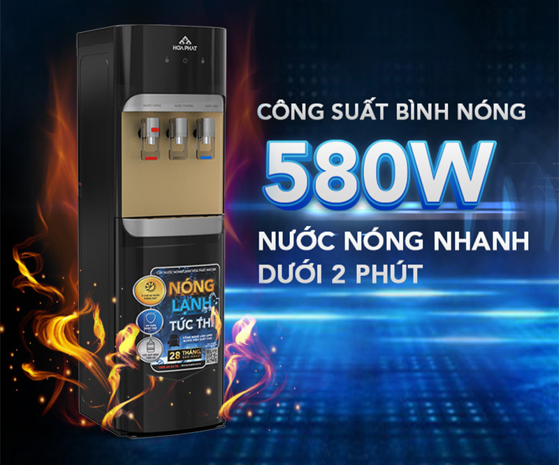 Cây nước nóng lạnh hút bình Hòa Phát HHC388 - Hàng chính hãng