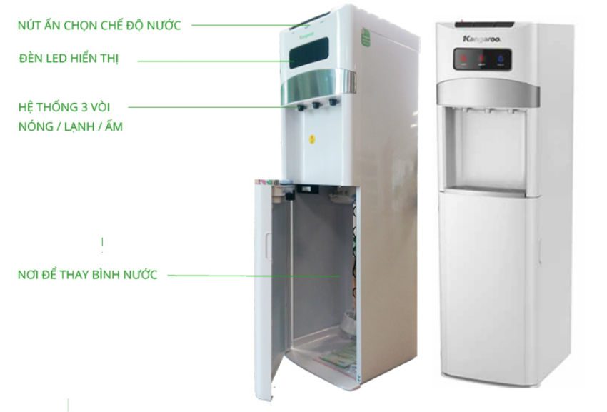 Máy nước nóng lạnh Kangaroo KG39H - Hàng chính hãng
