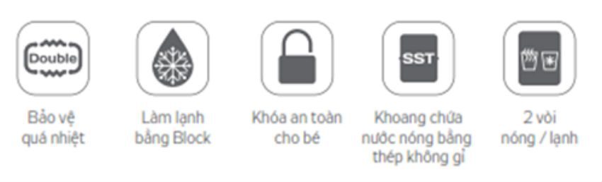 Cây nước nóng lạnh Kangaroo KG47A3 - Hàng chính hãng