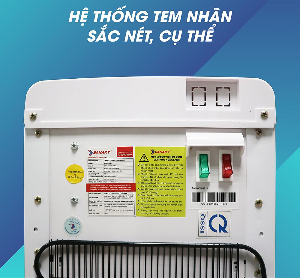 Máy nước nóng lạnh Sanaky SNK-CNU211 - Hàng chính hãng